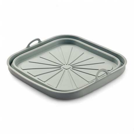 Bandeja Silicona Air fryer plegable 21x21x2 cuadrada Sin Color