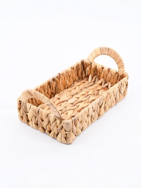 BANDEJA PRODUNDA TEJIDA BEIGE