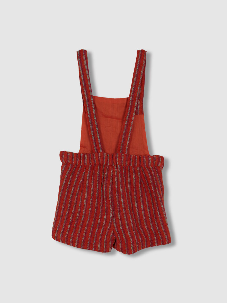 Peto De Rayas Multicolor Naranja