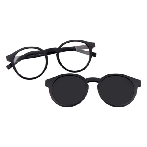 Lentes 2 en 1 Multi 2026 Redondo Negro/Negro