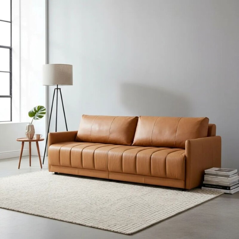 Sofá Belmonte 4 Cuerpos 2.44 mts Asiento y Respaldo c/Movimiento 100 % Cuero vacuno Sofá Belmonte 4 Cuerpos 2.44 mts Asiento y Respaldo c/Movimiento 100 % Cuero vacuno