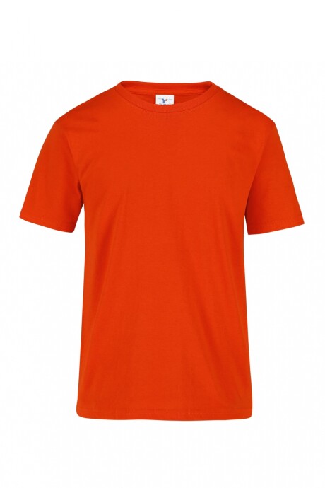 Camiseta a la base niño Naranja