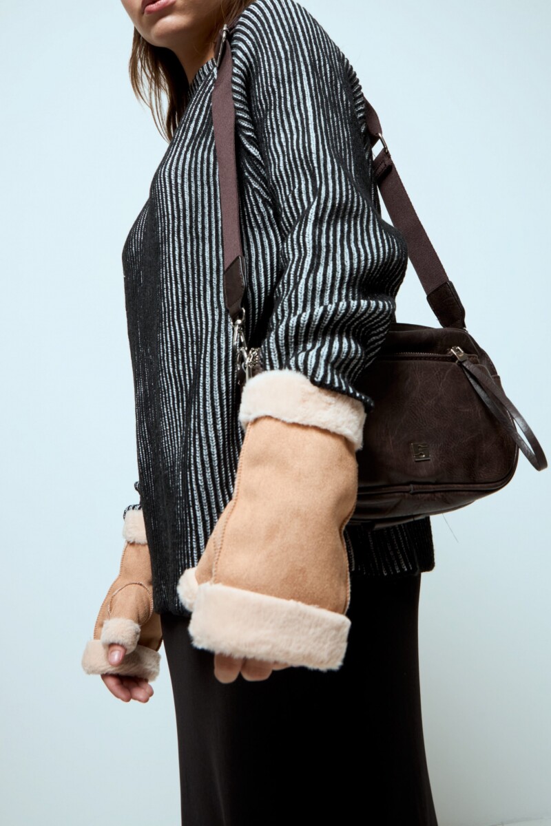 Guantes mitón cozy camel