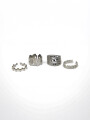 Anillo Piero, Set X4 Plateado