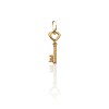 Dije Llave-Oro bajo-Sin piedra-CP8559 Sinpiedra
