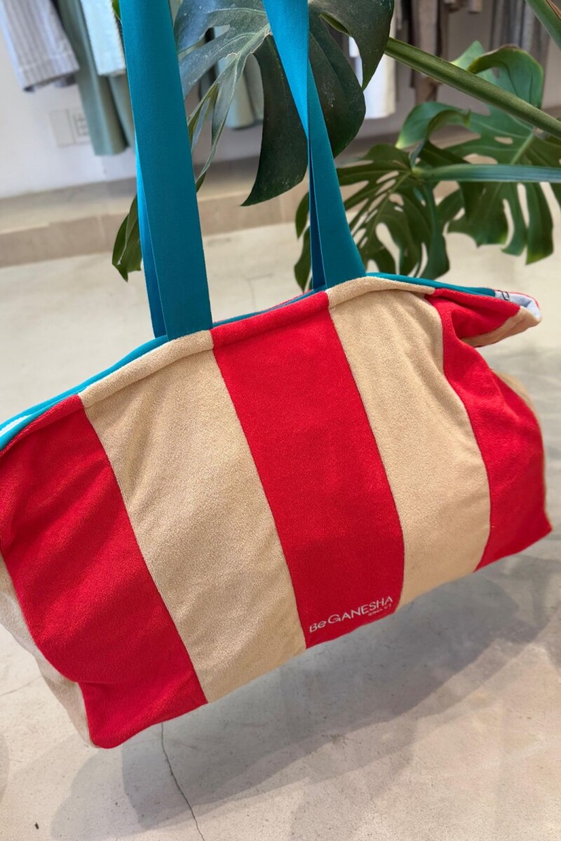 Towel Bag Rojo y Blanco
