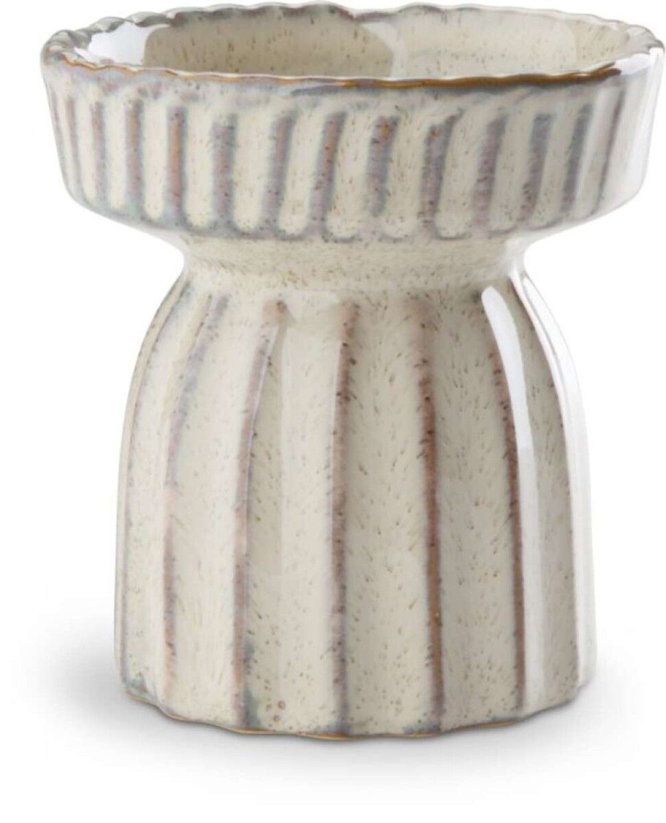 Portavela INGAR Ø10x11 cm blanco - Blanco 