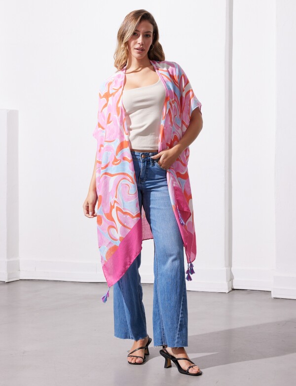 Kimono Printed ROSA/MULTI