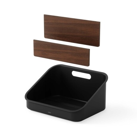 ORGANIZADOR PLASTICO-RECICLADO-Y-MADERA NEGRO BELLWOOD PACKET