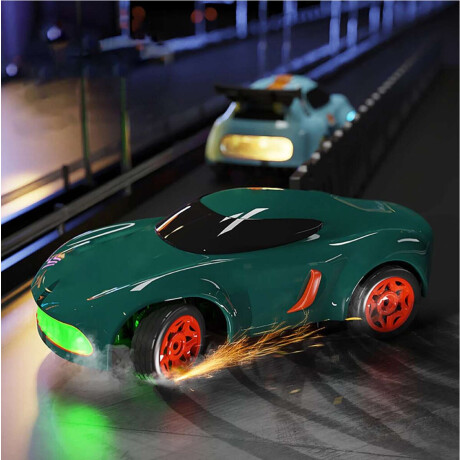 Mini auto a control remoto drift para niños Negro