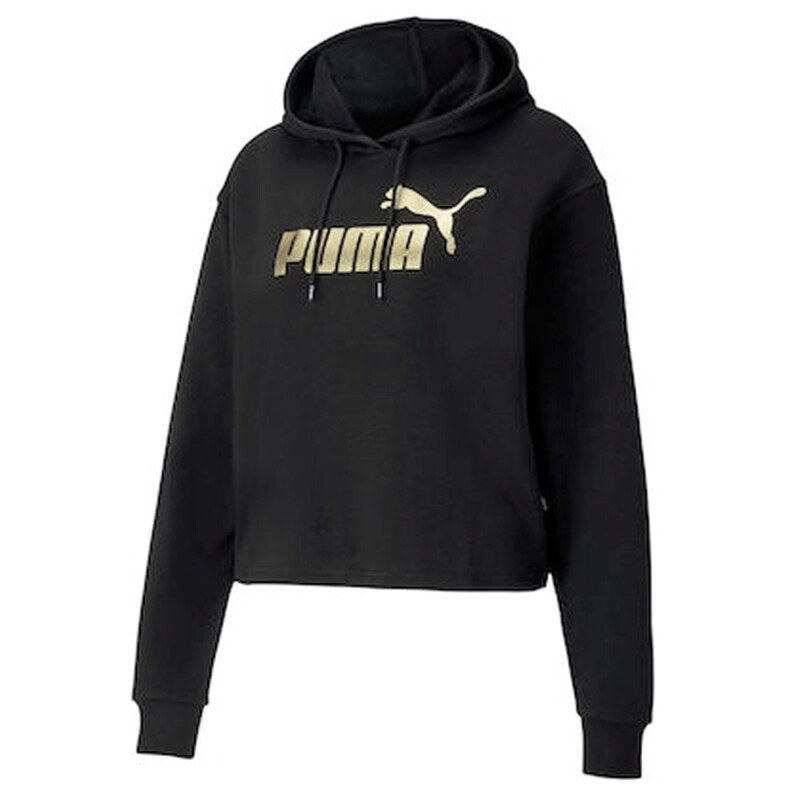 Canguro de Mujer Puma Metallic Cropped Negro