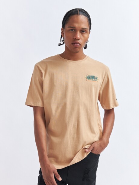 REMERA NICE BEIGE