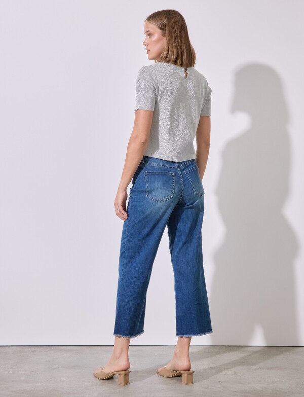 Jean Wide Crop JEAN