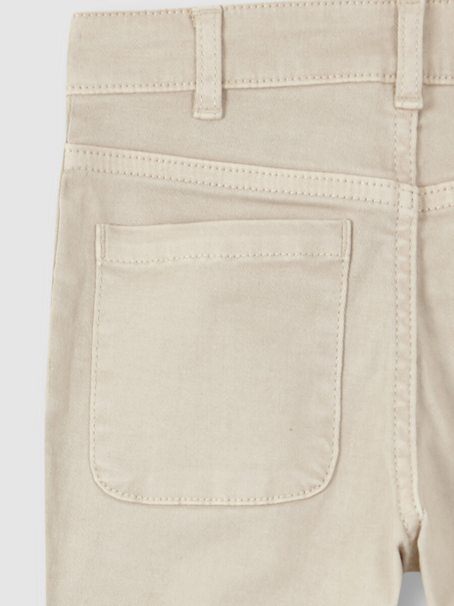 Pantalon Piedra De Sarga Piedra