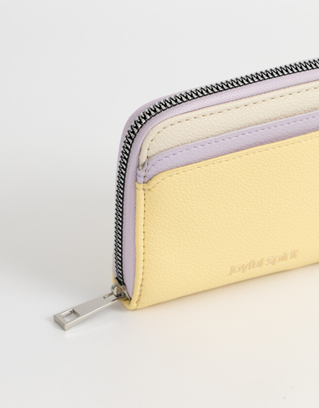 Billetera Clasico Billetera Multipocket - Combinacion Tricolor