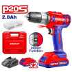 Set atornillador 20v + 2bat + maleta Emtop Set atornillador 20v + 2bat + maleta Emtop