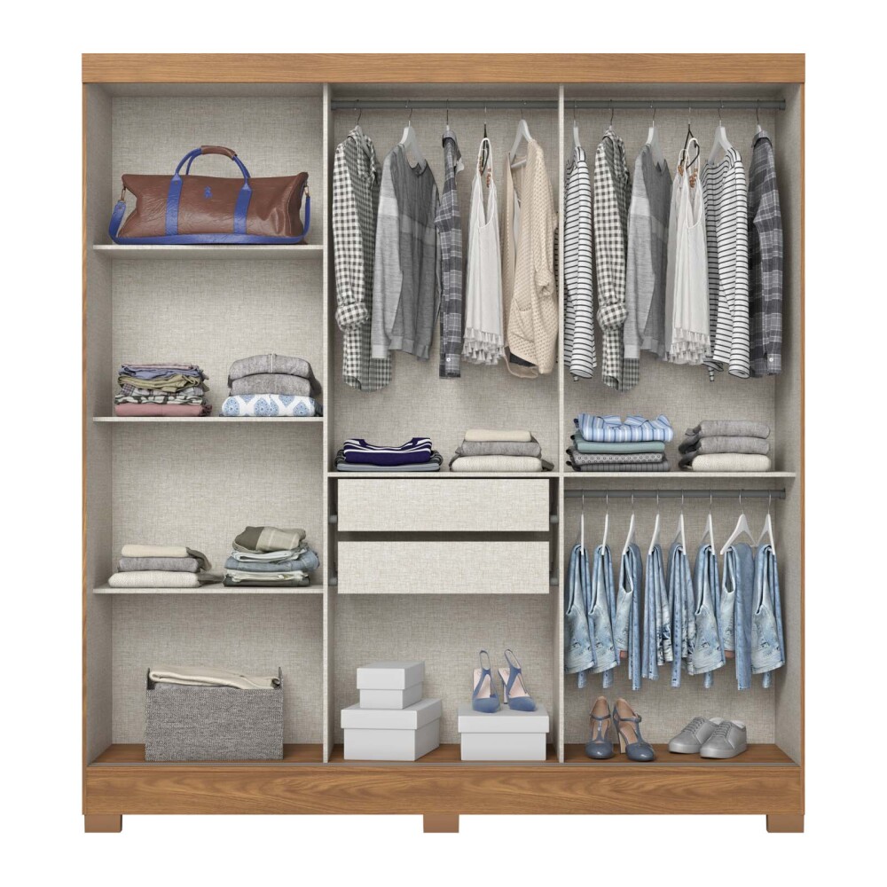 PLACARD 3 PUERTAS MDF-Y-MDP BLANCO B376