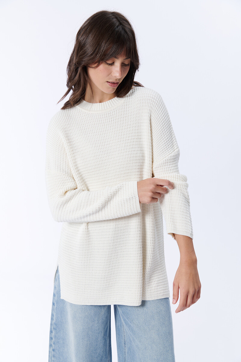 Sweater Tejido Crudo