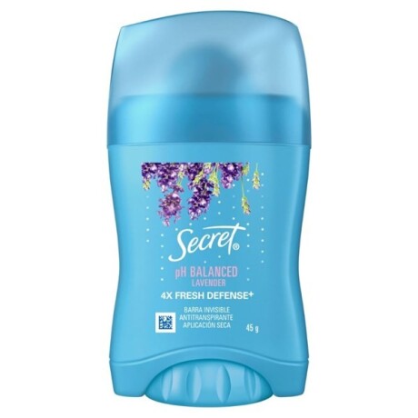Antritranspírante en barra Secret pH Balanced Lavanda 45g Antritranspírante en barra Secret pH Balanced Lavanda 45g
