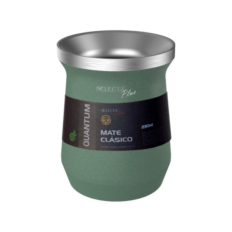 Mate Acero Inox.230Ml.Verde Verde