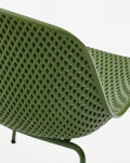 Silla de exterior Quinby con patas de acero verde Silla de exterior Quinby con patas de acero verde