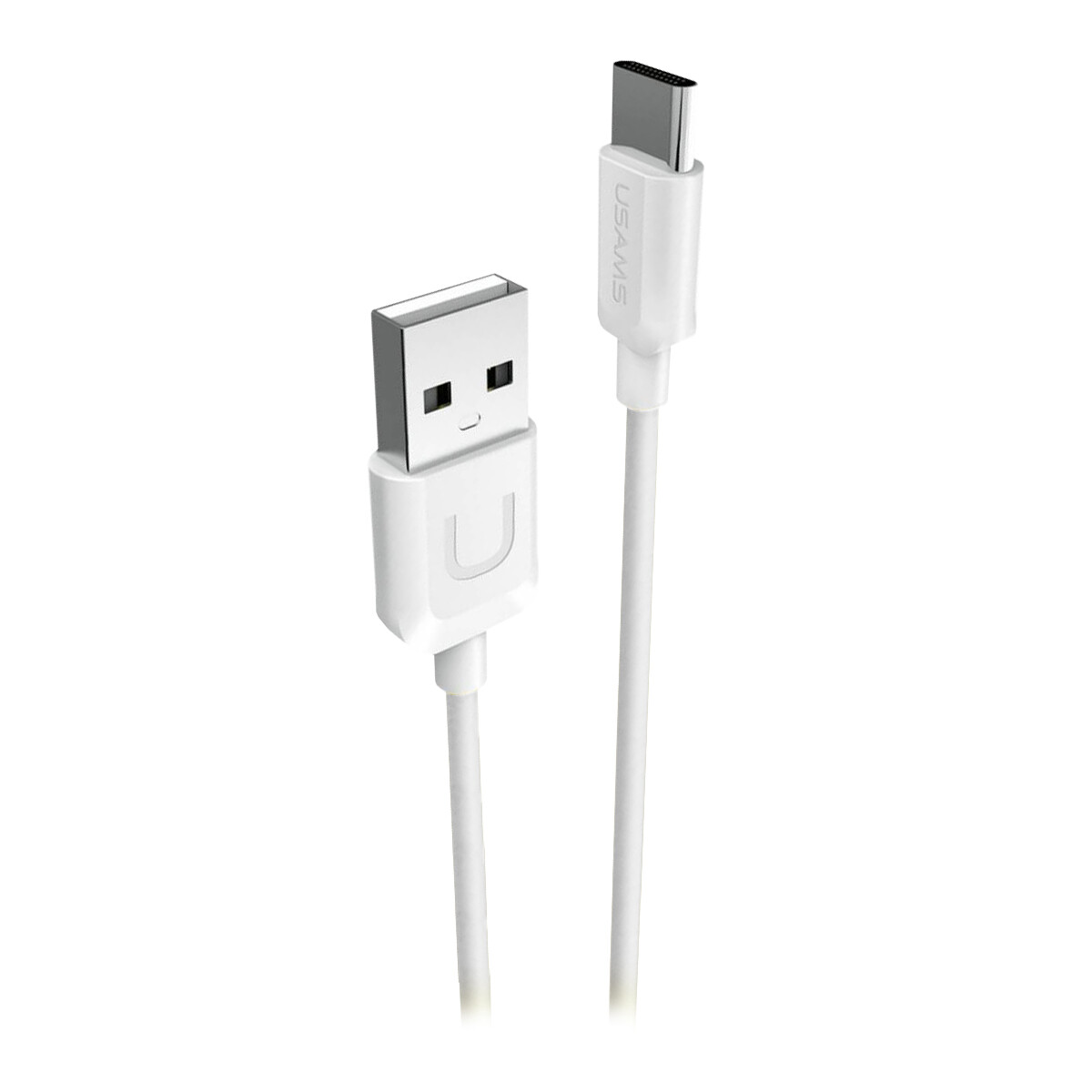 Cable De Datos Usams Sj099 Usb A A Tipo C 1 Metro - BLANCO 