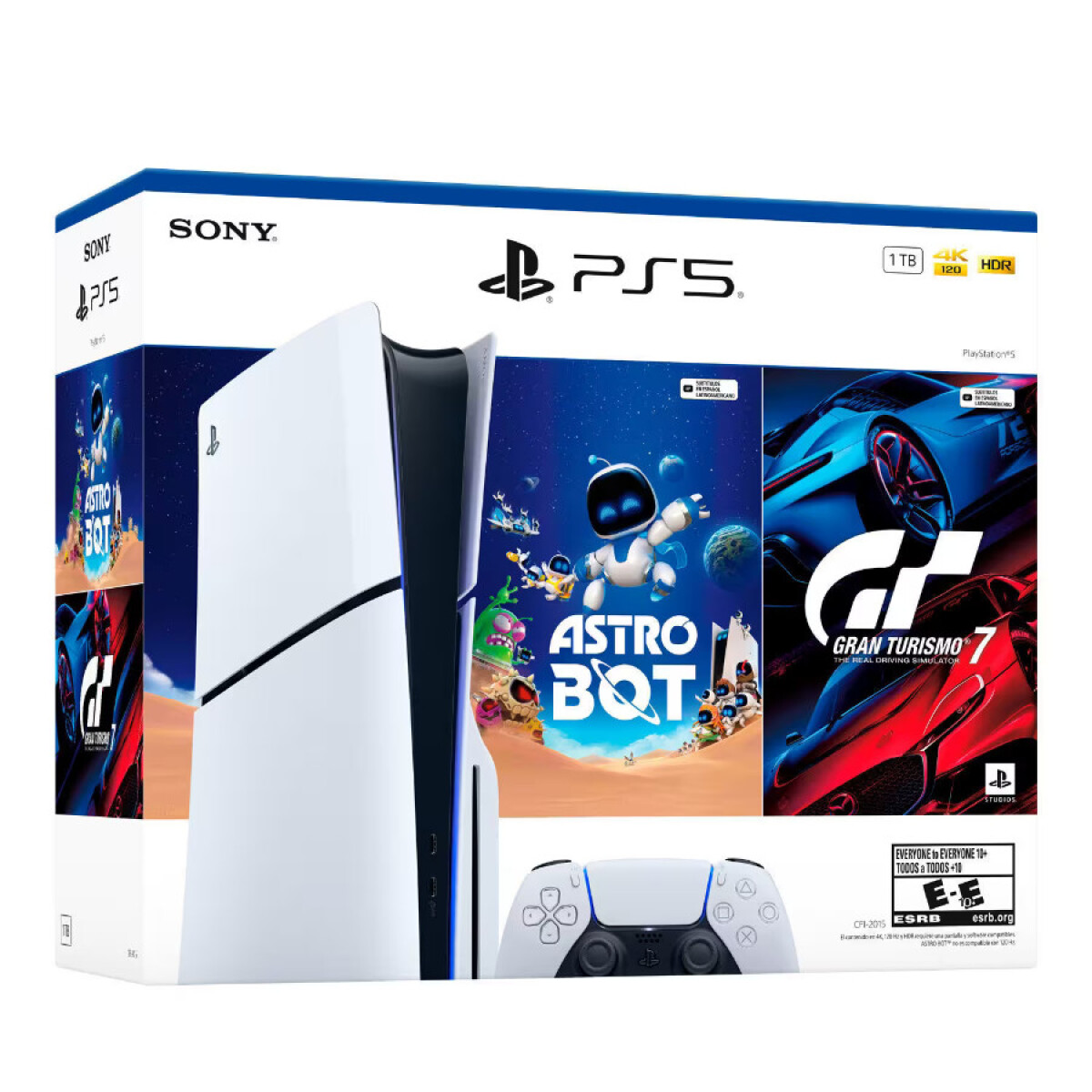 PlayStation 5 Slim Disk Drive Edition 1TB + Astro Bot + Gran Turismo 7 