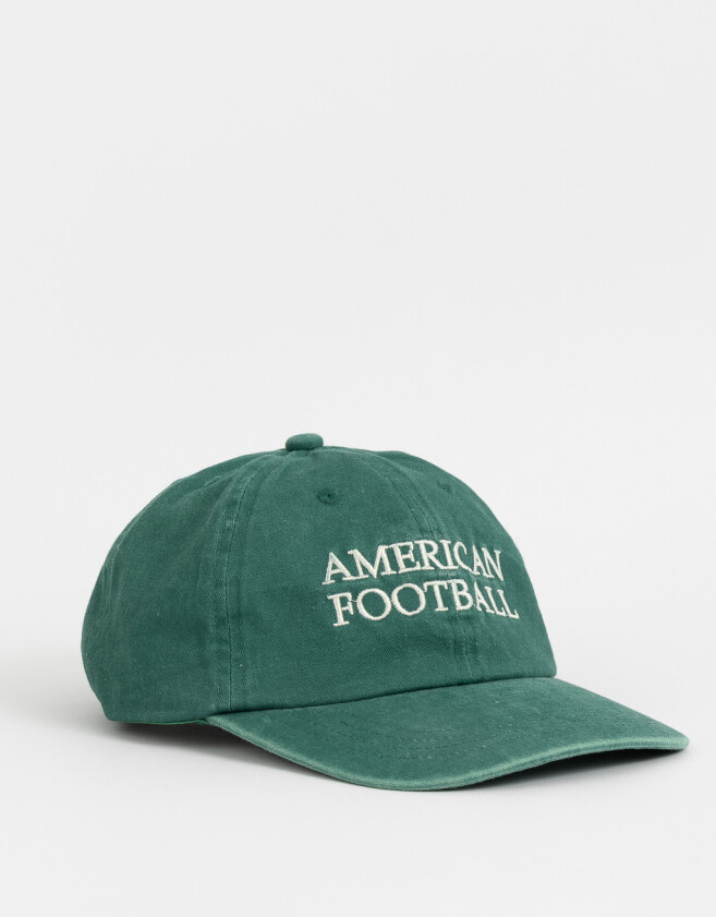 Caps Denim Gorra Canvas Bordada - Verde Medio