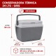 Conservadora térmica 34 lts GRIS OSCURO