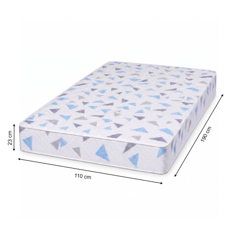 Colchón 1 Plaza y Media AZURITA - Espuma Alta Densidad Reversible - Soporta hasta 120 kg Colchón 1 Plaza y Media AZURITA - Espuma Alta Densidad Reversible - Soporta hasta 120 kg