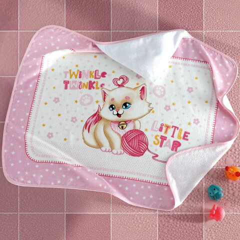 Toalla Con Capucha Bebé Döhler Velour 90 x 70 cm GATITA BABY