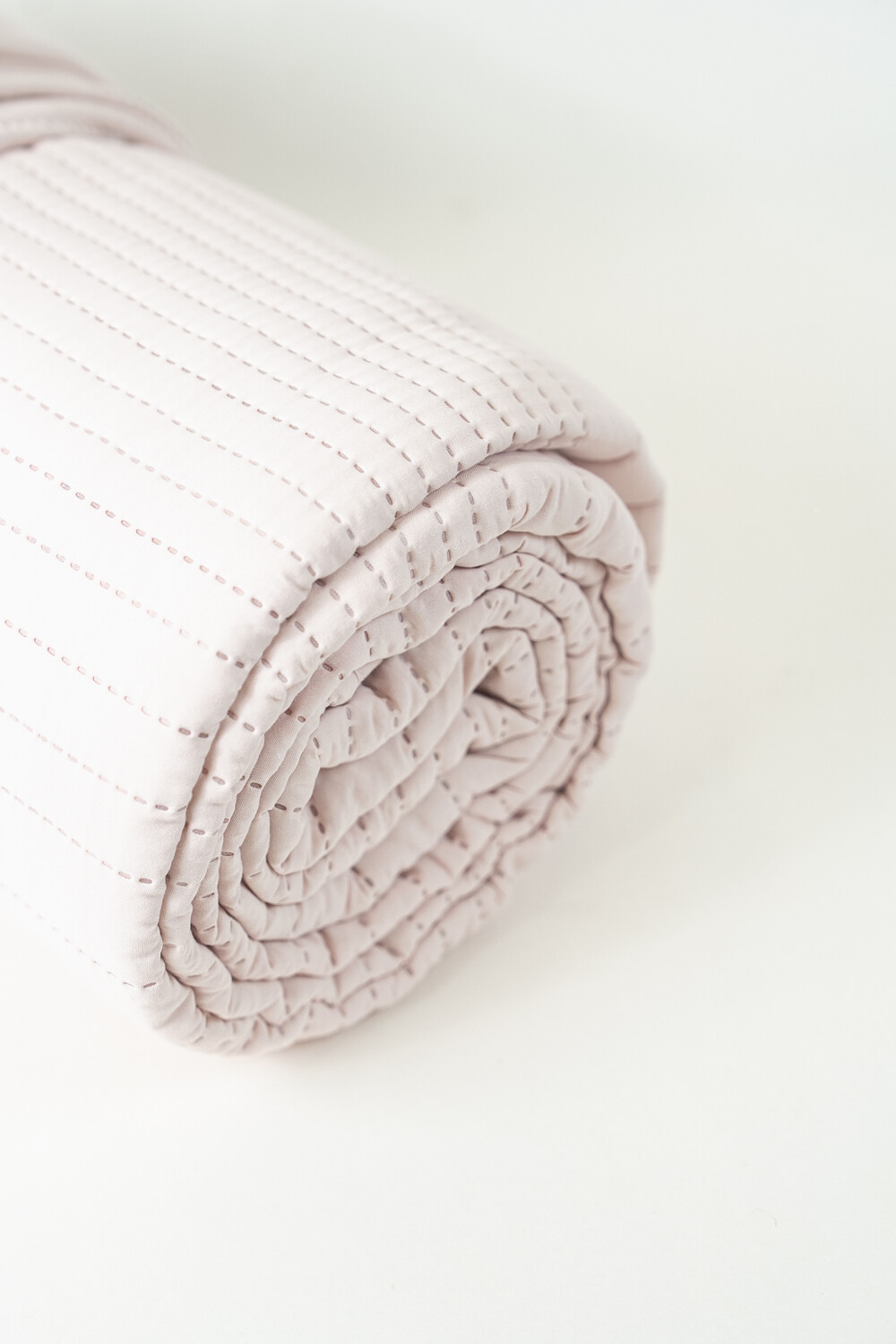 Cubrecama 2 Plazas Microfibra Washed Blanco