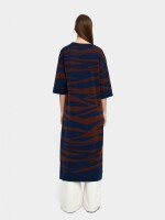 Vestido De Punto Jacquard multicolor