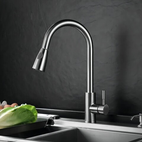 [OUTLET] Grifo Monocomando de Mesada Extensible Rimontti Acero Inoxidable - ÚLTIMA UNIDAD [OUTLET] Grifo Monocomando de Mesada Extensible Rimontti Acero Inoxidable - ÚLTIMA UNIDAD