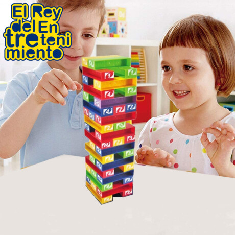 Torre Jenga Didacta Juego Torre Bloques Apilables Torre Jenga Didacta Juego Torre Bloques Apilables