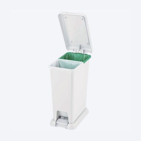 Papelera Basurero Con Pedal Rimax - 35 litros Blanco