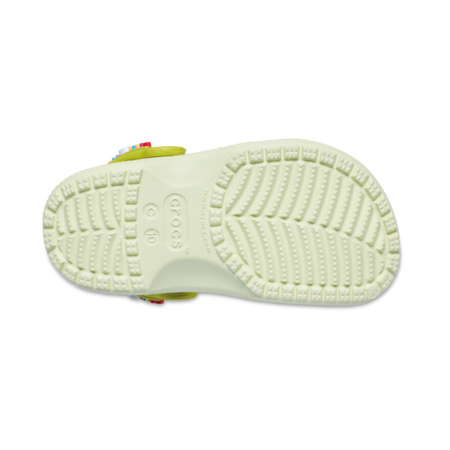 Crocs Classic Friendship Bracelet Clog T - Niños 1 a 5 años Frothy Green