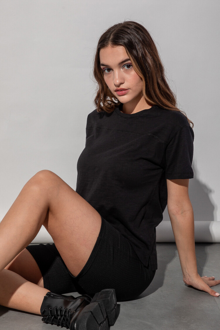 REMERA BORA BORA Negro