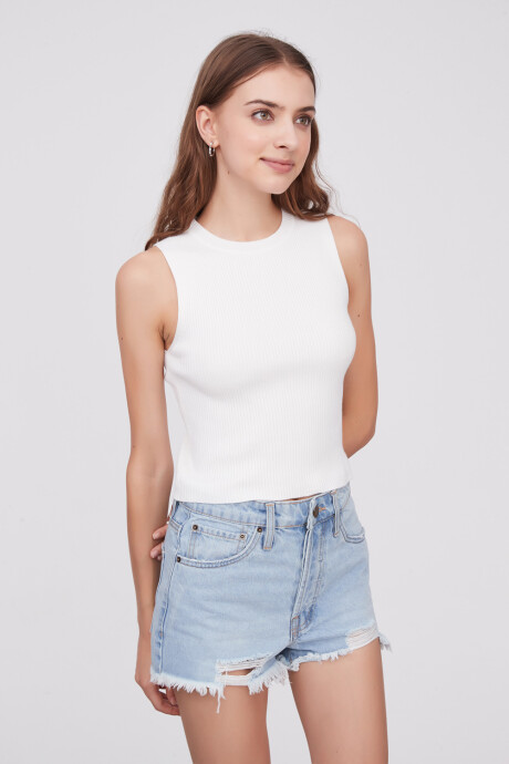 Tops Lagoa Marfil / Off White