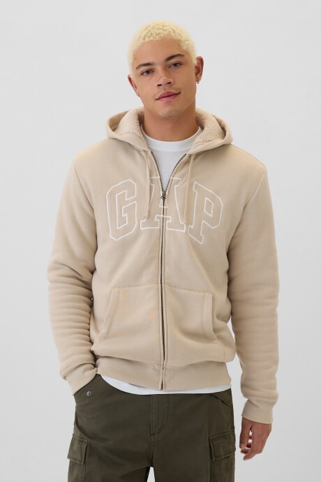 Canguro Con Corderito Logo Gap Hombre Bedrock 291