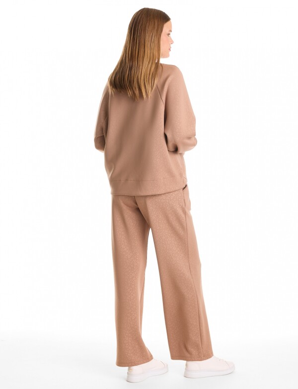 Buzo Comfy Print TOSTADO