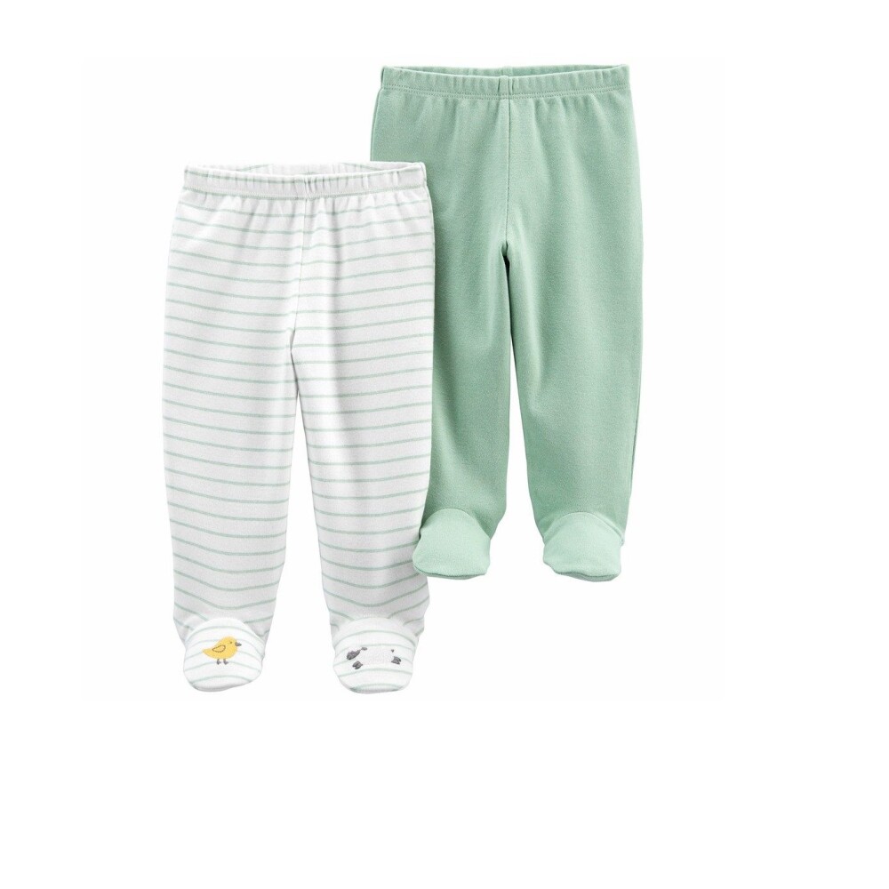 Set de Peleles Algodón Carters x2 RN Verde