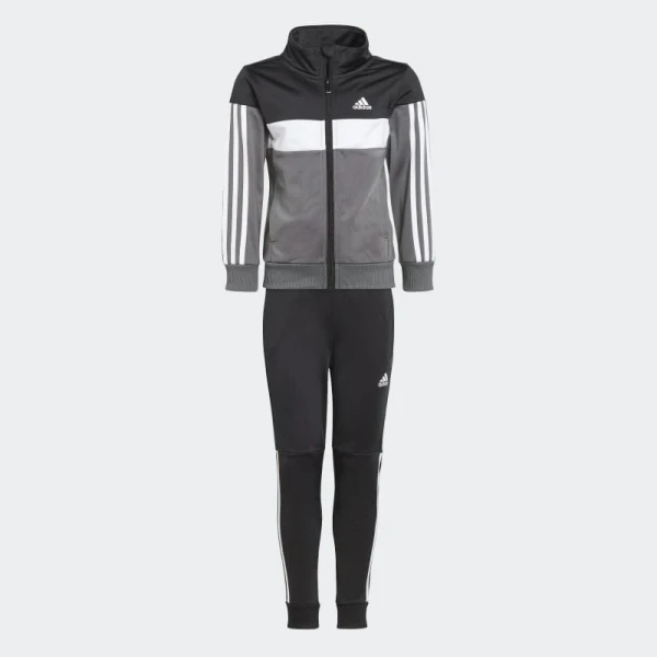 Conjunto Adidas Tiberio Top:black/white/grey Five Bottom:black/white