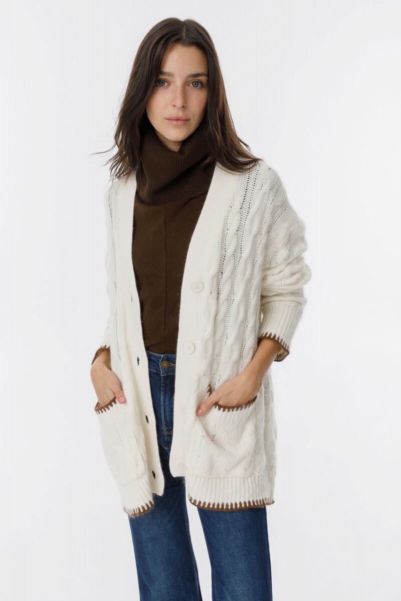 Cardigan Elora Off White