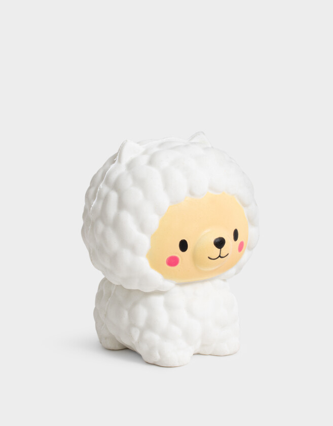 Lúdico Squishy Apretable De Perrito - Blanco