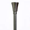 VARA METAL PLATA P/CORTINA 218-304.8CM Unica