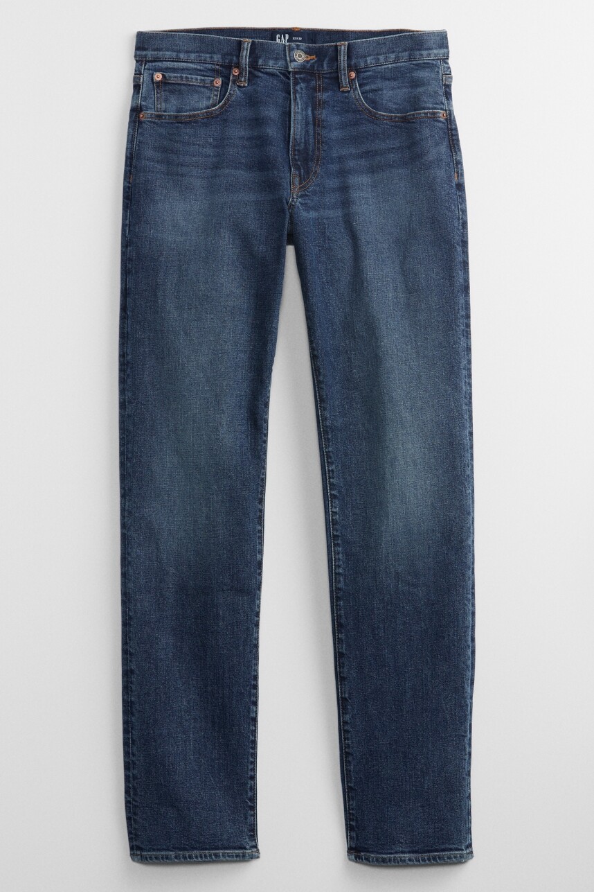 Jean Straight Hombre Medium Wash