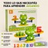 Juego Educativo Balanza de Ranas con Números y Cartas Verde 1