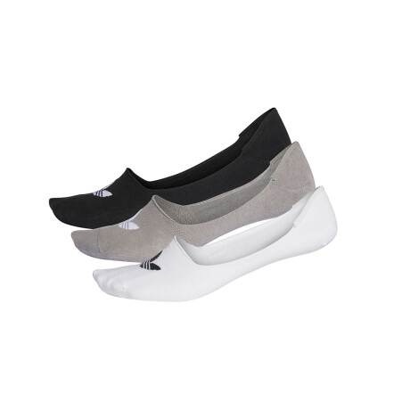 adidas NO SHOW SOCK 3P Black/White/Grey