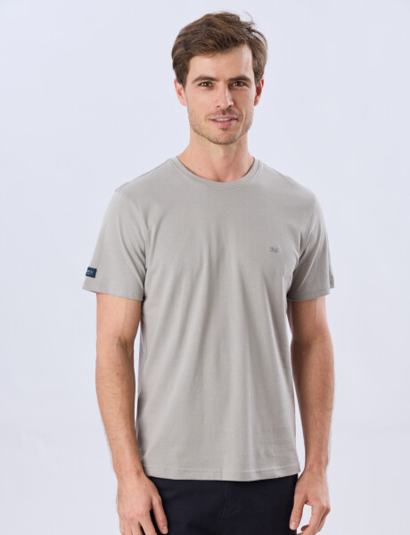 REMERA BÁSICA DE ALGODÓN Khaki